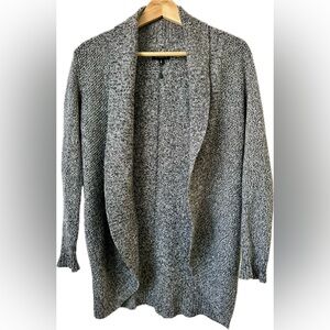 Dynamite Charcoal Open Front Cardigan